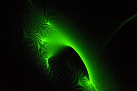 Click the image for a view of: Chasing Light laser projection detail